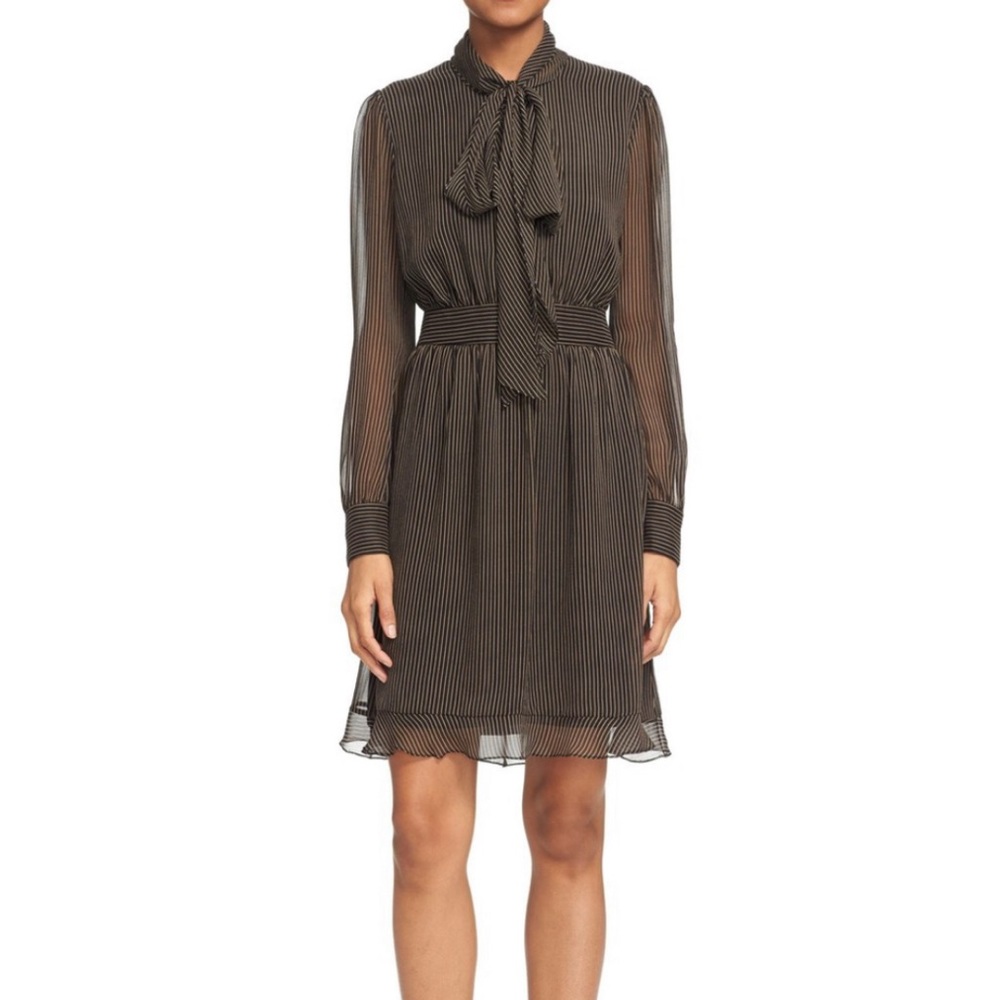 Diane Von Furstenburg Arabella Pinstripe Dress